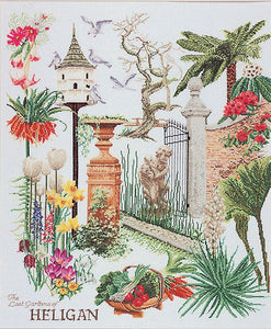 Thea GOUVERNEUR テア・グーヴェルヌール Heligan Garden クロスステッチキット 18ct