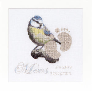 Thea GOUVERNEUR テア・グーヴェルヌール Birth Sampler Mees クロスステッチキット 18ct
