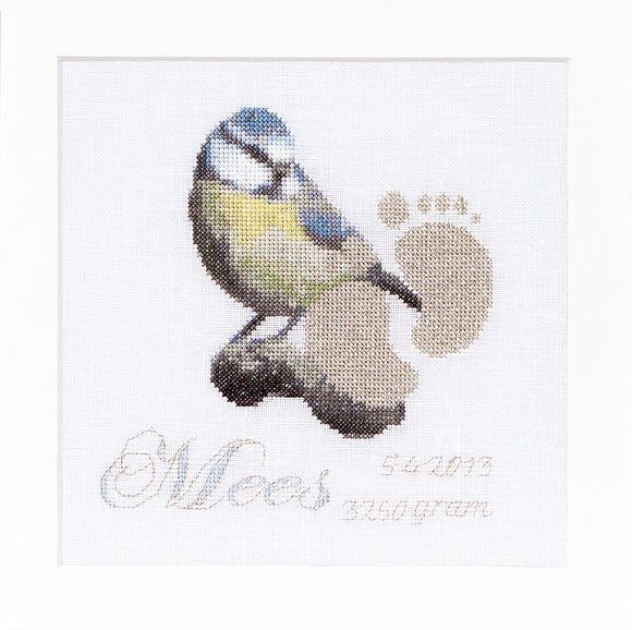 Thea GOUVERNEUR テア・グーヴェルヌール Birth Sampler Mees クロスステッチキット 18ct