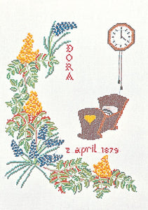 Thea GOUVERNEUR テア・グーヴェルヌール April クロスステッチキット 16ct