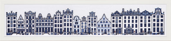 Thea GOUVERNEUR テア・グーヴェルヌール City Street Amsterdam クロスステッチキット 16ct