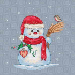 Luca-S B1049 Snow Man クロスステッチキット