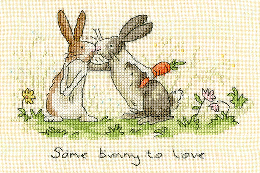 Bothy Threads ボシースレッズ Some Bunny To Love XAJ3 クロスステッチキット