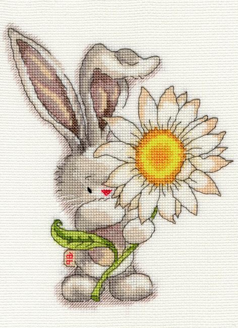 Bothy Threads ボシースレッズ Bebunni – Daisy XBB1 クロスステッチキット