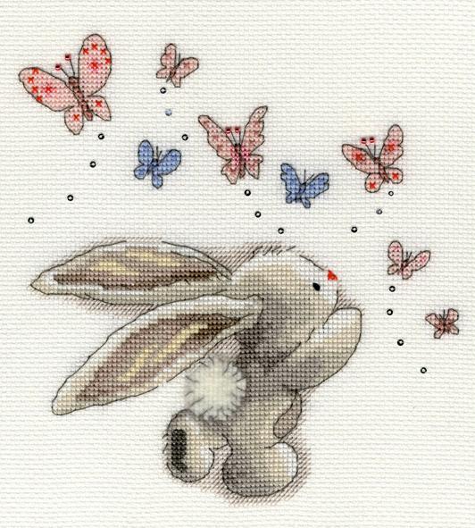 Bothy Threads ボシースレッズ Bebunni – Butterflies XBB3 クロスステッチキット