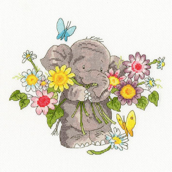 Bothy Threads ボシースレッズ Elly – Jumbo Bouquet XEL2 クロスステッチキット