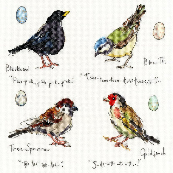 Bothy Threads ボシースレッズ Garden Birds 2 XMF2 クロスステッチキット