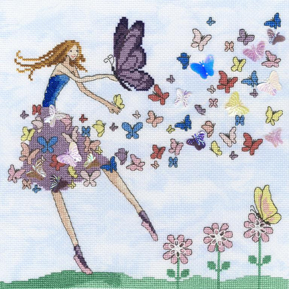 Bothy Threads ボシースレッズ Butterfly Dance XMM2 クロスステッチキット