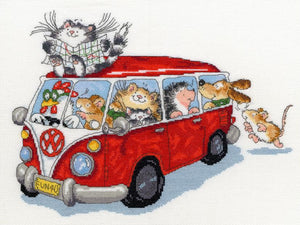 Bothy Threads ボシースレッズ Are We There Yet? XMS1 クロスステッチキット