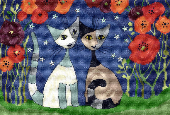 Bothy Threads ボシースレッズ Poppy Nights XRW2 クロスステッチキット