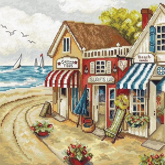 LETI 905 Shops by the sea クロスステッチキット
