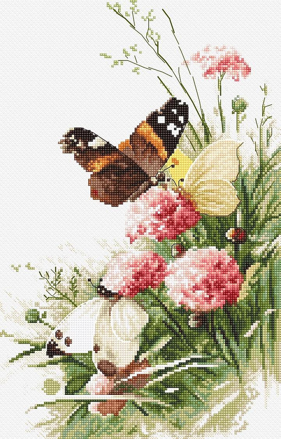 LETI 938 Butterflies in the field クロスステッチキット
