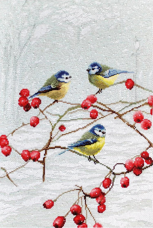 LETISTITCH 942 Blue tits クロスステッチキット