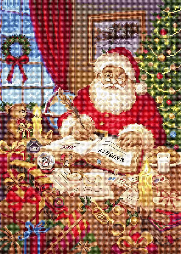 LETISTITCH 951 The list of naughty and nice クロスステッチキット